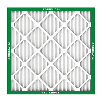 Filterbuy 1" Air Filter MERV 8 Essential Dust & Allergy Defense (4-Pack), Electrostatic Pleated HVAC AC Furnace Filters Replacement, Made in USA